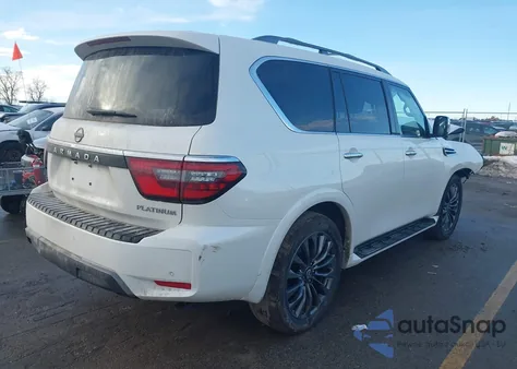 2023 Nissan Armada Platinum 4Wd из США, поврежденный, VIN JN8AY2DBXP9837207